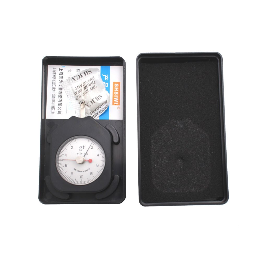 SEG-10-2 10g Tensiometer Analog Dial Gauge Double Pointer Force Tools Tension Meter