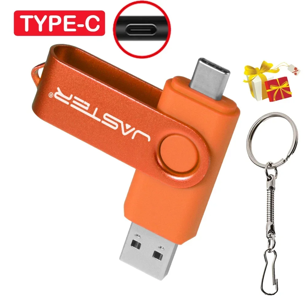 Pendrive USB TYPE-C 128MB (nie GB) Prawdziwa pojemność Pen Drive 64GB Bezpłatny brelok do kluczy Pamięć USB Prezent Czerwony U Dysk Niebieski 1G 2G 4G 8G: green / 128 m