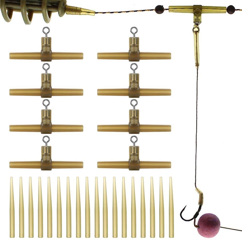 Dobladillo lateral de 15 piezas con eslabones giratorios o 10 piezas, dobladillo lateral con manguitos antienredos QC o 30 piezas, accesorios de pesca de carpa