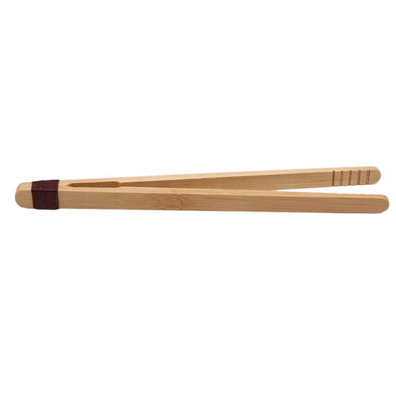 Food Tongs Bamboo Tea Clips Kitchen Utensils With String Tea Cookie Tools Multi-Function Candy Fruit Salad Small Tools