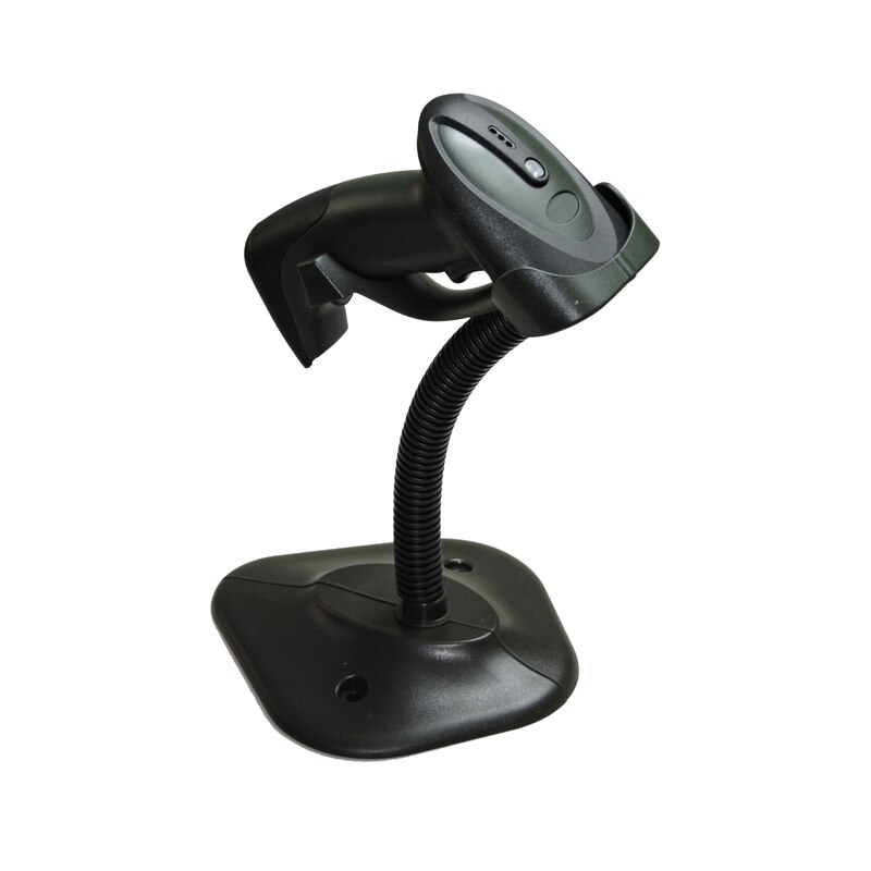 1D wired barcode scanner with stand