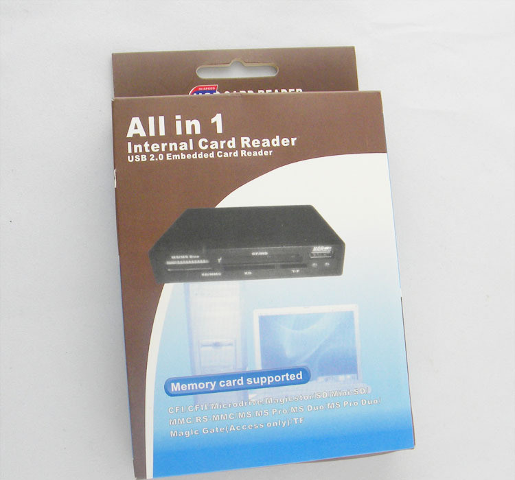 3.5&quot; USB 2.0 All-in-1 Internal Flash Drive Memory Card Reader TF/CF/MD/SD/MMC