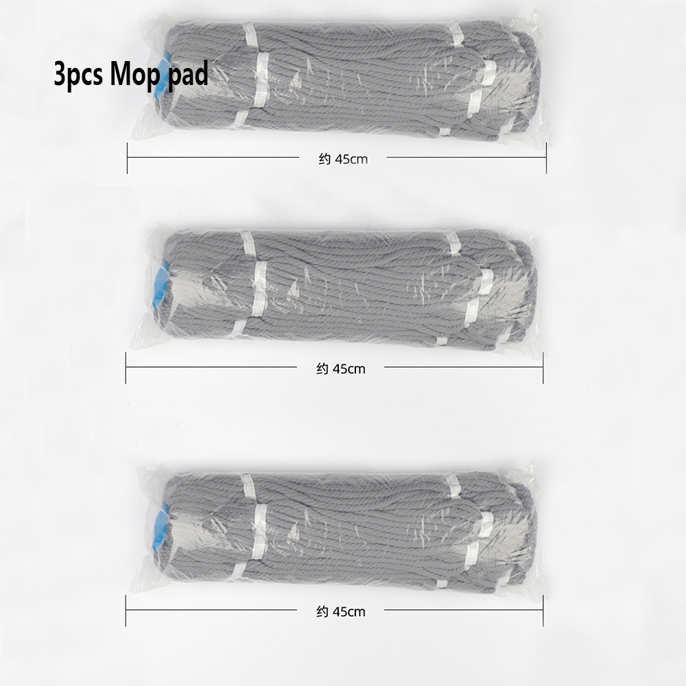 Telescopic Mop with Long Handle Squeezing Microfiber Strong Water Absorption Hand-free Wet and Dry Mop Cleaning Tool Accessories: MULTI