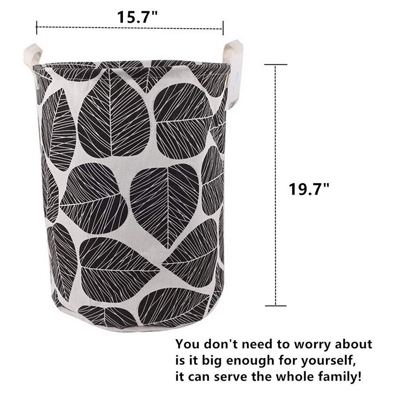 Waterdichte opvouwbare wasmand van canvas met handgrepen voor opbergruimte, kinderkamer, thuisorganizer, opbergruimte voor de babykamer, babymand