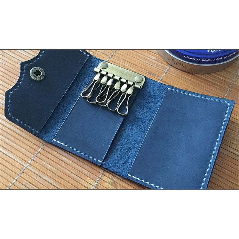 1 Set DIY Home Sewing Acrylic Stencil Leather Template Handwork Key Chain Case Key Holder Sewing Pattern 10.5*7.5cm