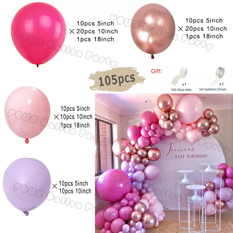 Kit de arco de guirnalda de Globos rosas, decoraciones para de cumpleaños, Foil de cumpleaños para niños, Globos de oro blanco, decoración de boda, Globos para Baby Shower: camouflage