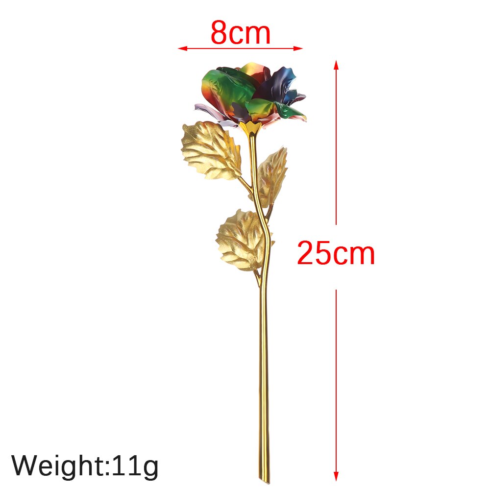 1Set Valentine's Day Mini Crystal Rose Artificial Flower Rose Year Wedding Favors And Souvenirs Craft Table Decor: 6