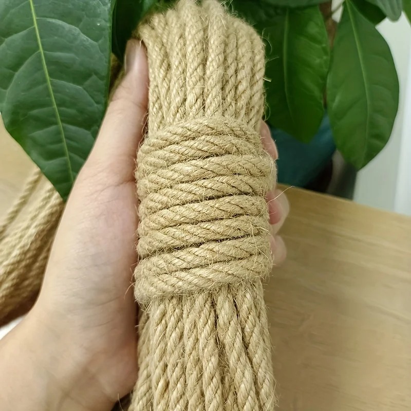 Cat Scratcher Rope DIY Natuurlijk Sisal Touw Speelgoed Katten Poot Klauw Meubelbeschermer Krabpaal Toren Klimrek Bindend touw