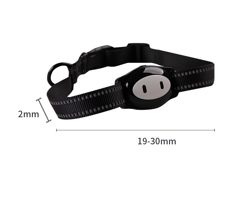 Localizador GPS para mascotas, Collar rastreador para perros y gatos, impermeable, con Cable USB, recargable, valla de seguridad para perros: Black A2