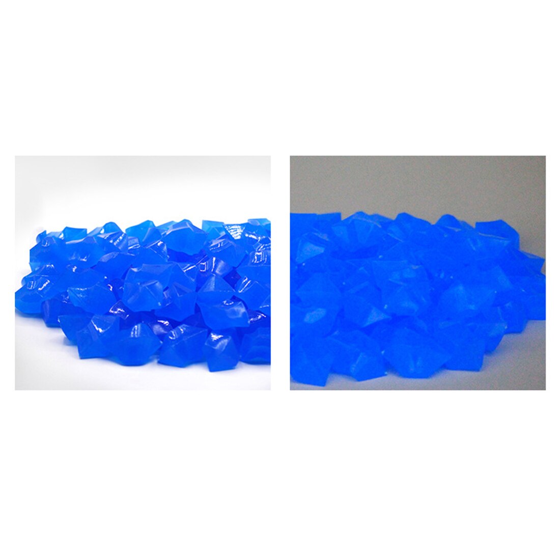 300Pcs 14mm Luminous Night Stones Glow in The Dark Pebbles Glow Gravels Garden Landscaping Decoration Artificial Cobblestone