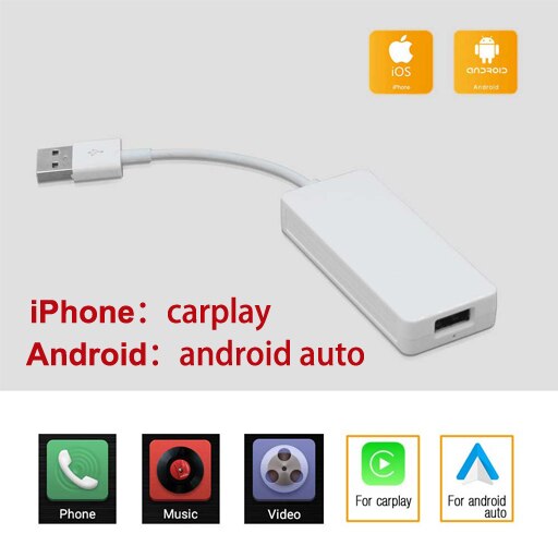 Rhythm 2 din android car radio carplay dongle USB carplay tuner support iPhone Android auto stick hands free function: CarPlay Android Auto