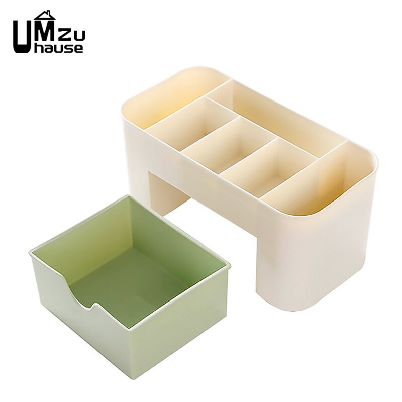 Cajas de almacenamiento de cosméticos, organizadores de maquillaje, Hogar, baño, dormitorio, artículos de tocador, organización, baño, pared de habitación, separador de cajones