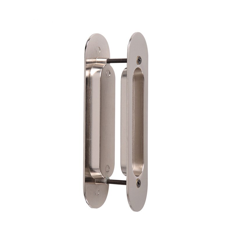 Sliding door embedded handle zinc alloy bronze recessed handle a pair hidden handle