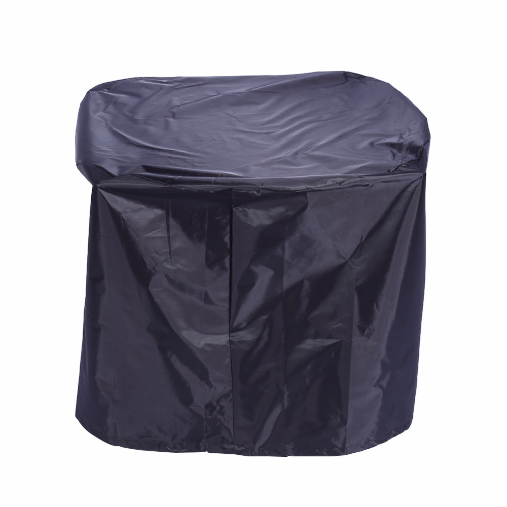 X Cm Zwart Waterdichte Bbq Cover Ronde Outdoor Grandado