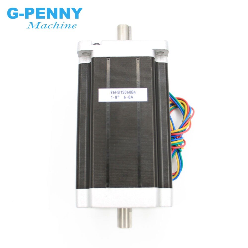 NEMA 34 CNC stepper motor 86X150mm double shaft 13 N.m 6A cnc stepping motor 1700Oz-in for CNC engraving machine 3D printer!