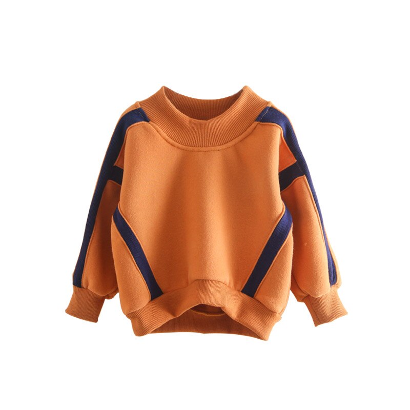 Herfst Winter Warm 2-9 10 Jaar Lange Mouw Plus Fluwelen Verdikking Kinderen Baby Meisjes Kerst Losse streep Sweatshirt