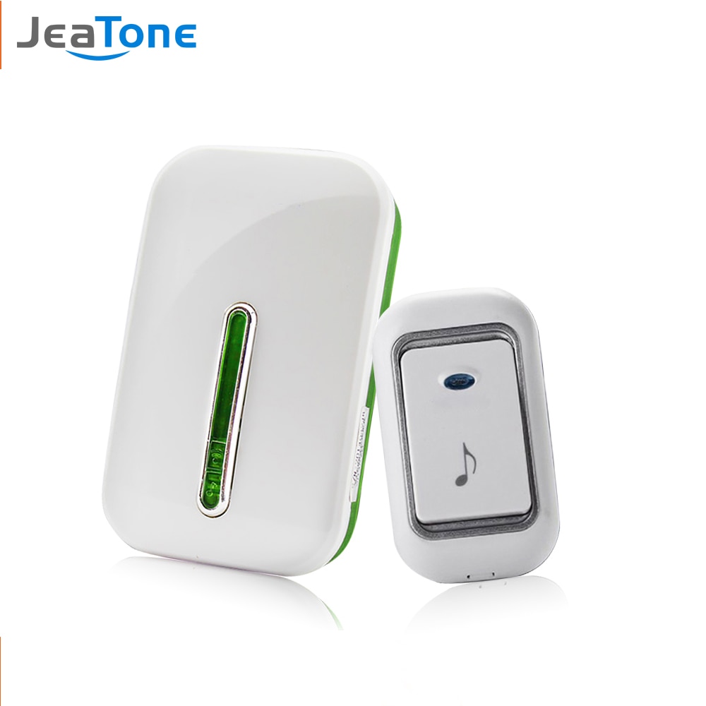 Jeatone Wireless Doorbell Home Security Alarm/ Welcome Smart Doorbell 3in1 Multi-purpose Door Button Easy Installtion