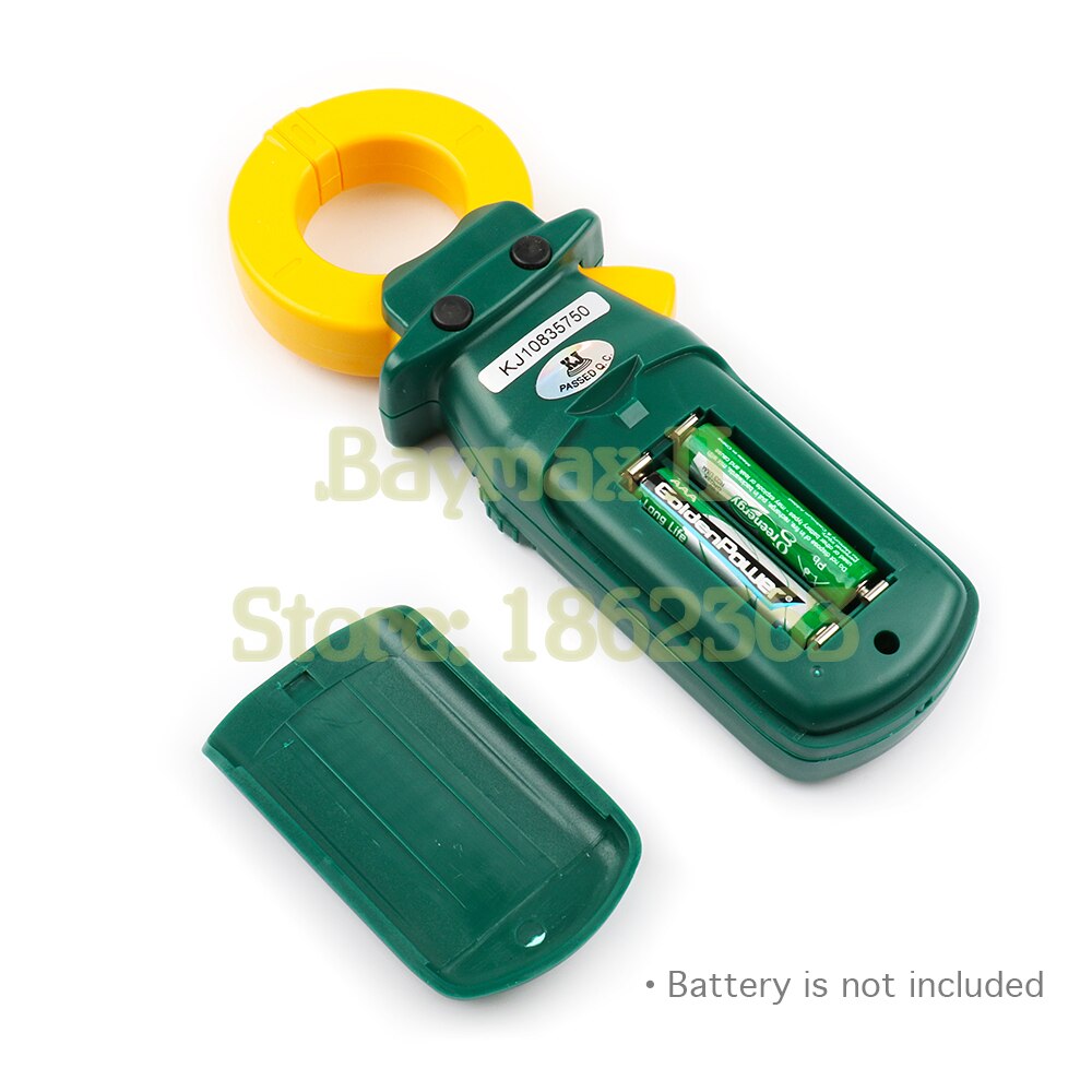 KJ206A AC 500A Mini Digital Clamp Meter Multimeter with AC/DC Voltage, Resistance, Capacitance, Continuity Measurement