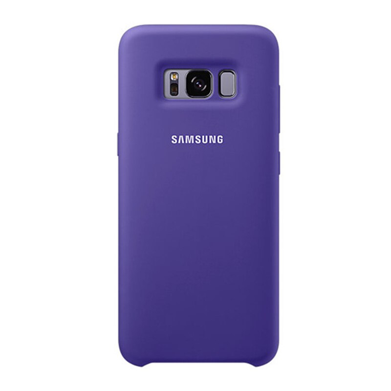 Original Samsung Galaxy S10 Plus Liquid Silicone Case Silky Soft-Touch Back Protective Cover For Samsung galaxy S10+ S10E: For S 10 plus / Purple