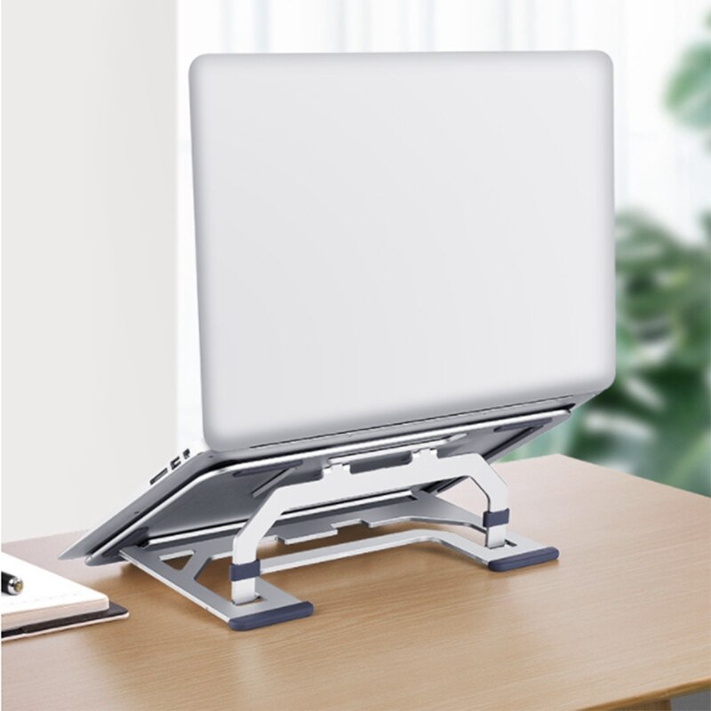 Desktop Laptop Stand(with Heating Ventilation Holes to Lift the Laptop), Foldable Laptop Stand (Up to 15 Inches,1Pcs)