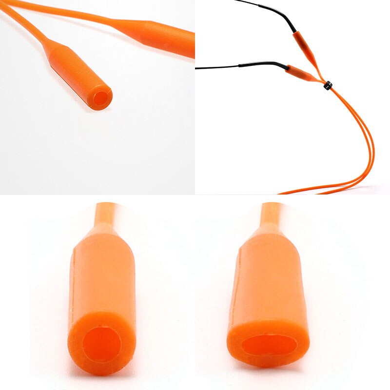 Bunte Einstellbare Silikon Brillen Band Kette Sport Anti-Unterhose Schnur Sonnenbrille Seile Band Kabel Halfter Gläser Beine Teile