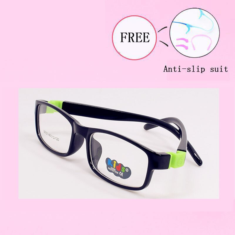Monturas de gafas ópticas de para niños y niñas monturas de gafas de miopía sin grado montura Unisex 8812-25: C1