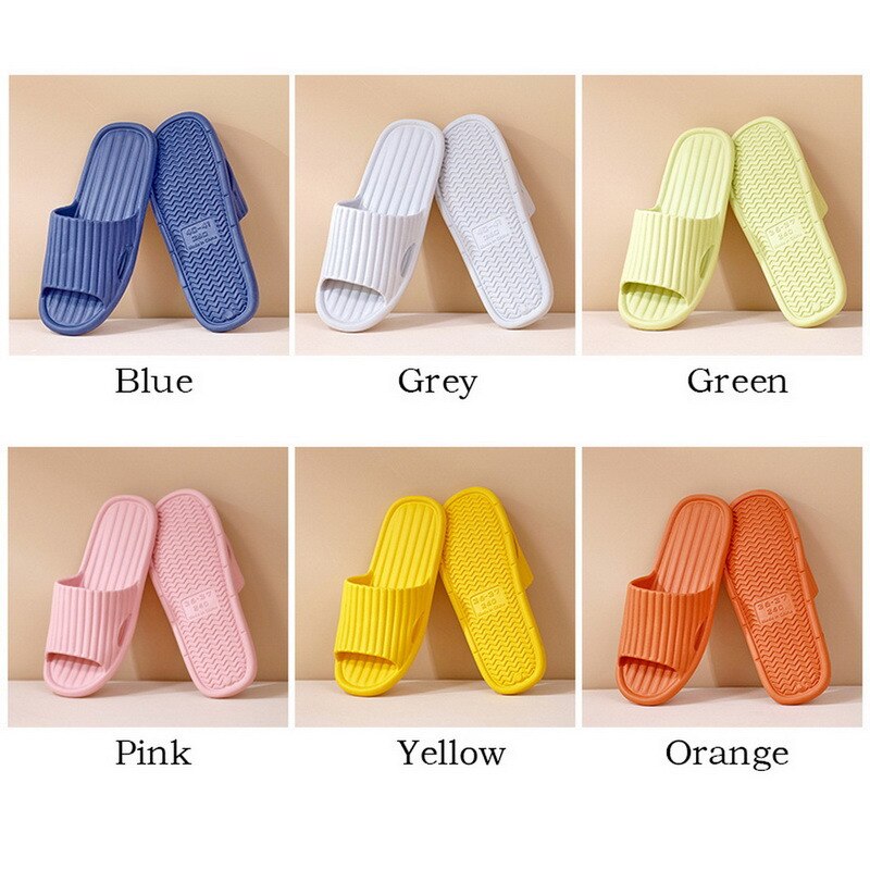 Bathroom Anti-slip Shoes Women Thick Platform Slippers Summer Beach Eva Soft Sole Slide Sandals Leisure Men Ladies Indoor