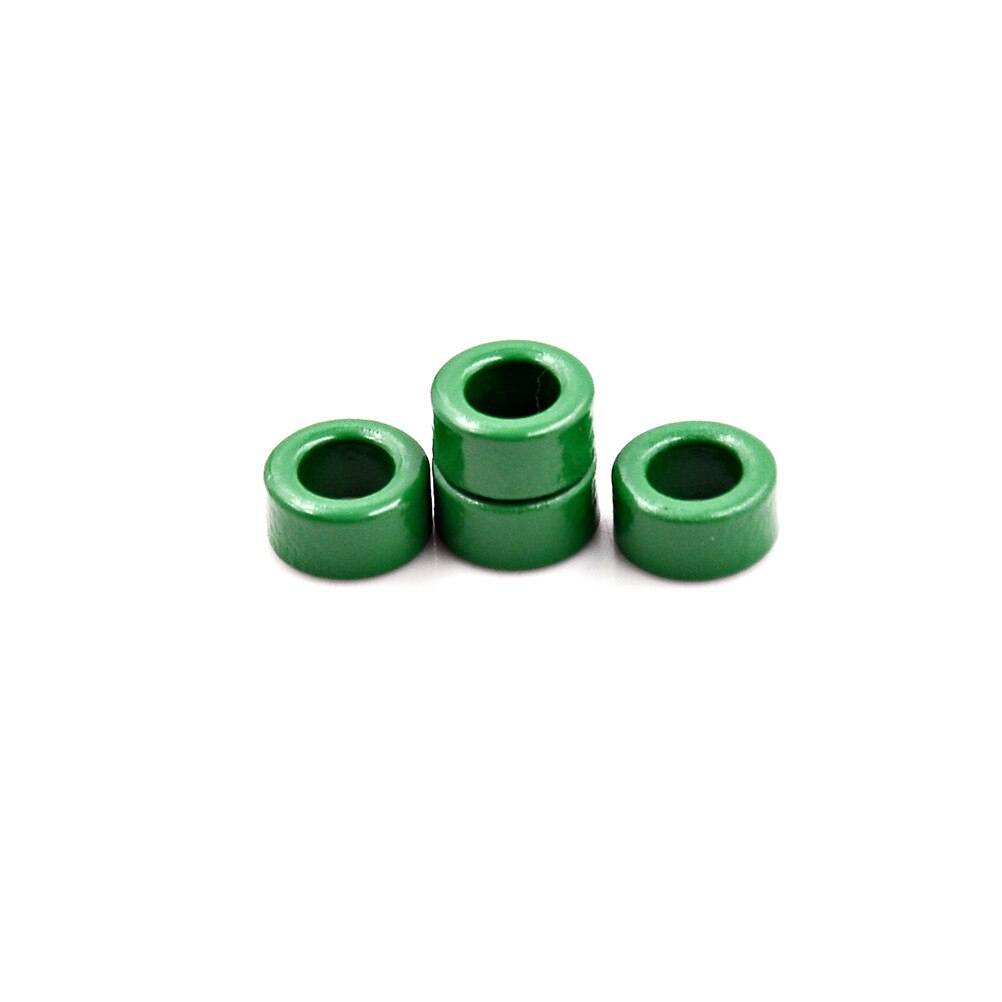 10 Pcs Inductor Coils Green Toroid Ferric Oxide Ferrite Cores 10mm X 6mm X 5mm