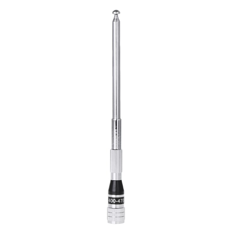 Teleskop Metall Biegsamen Antenne SMA-Male UHF 400-470MHz für Yaesu VX-3R Radio X6HA