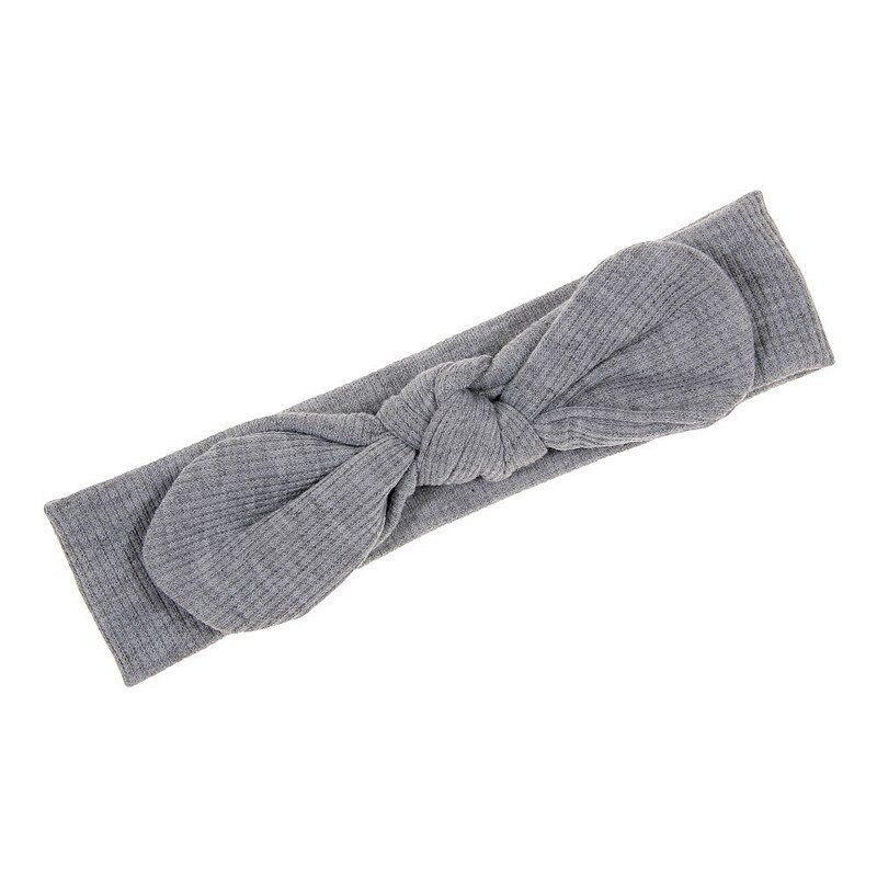 Novo algodão macio malha bebê heaband bonito coelho orelha elástico hairband bebê menina headbands bebê acessórios para o cabelo recém-nascido faixa de cabelo: A