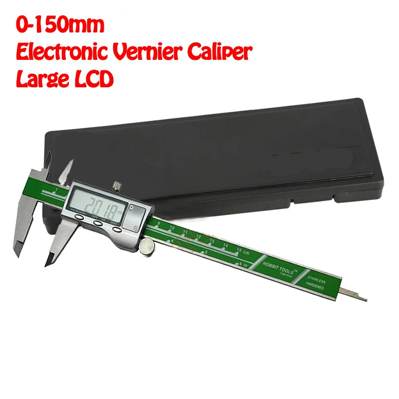 Industrial level LCD Digital Caliper 150mm 200mm 300mm 0.01 Stainless Steel Electronic Vernier Calipers Thickness Micrometer
