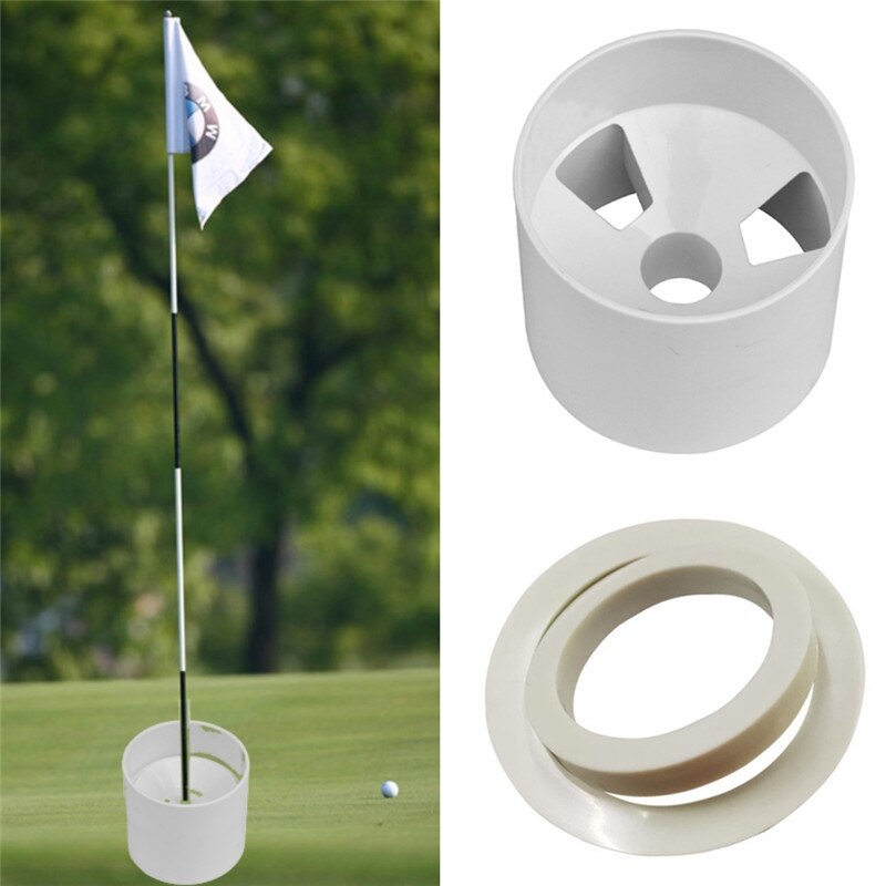 Golf Training Aids Hole Cup Putting Trainer Golf Swinging Training Tool Backyard Practice Chipping Golf Putt Green Hole Cup