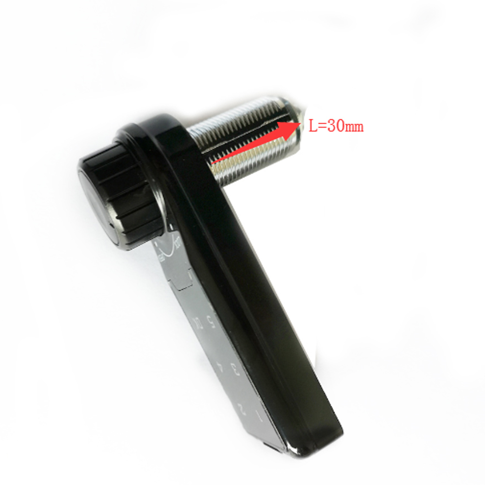 The newest Digital Keypad Password Keyless Lock with dry battery Security Cabinet Coded Locker temporary or public passowrd mode: L30mm