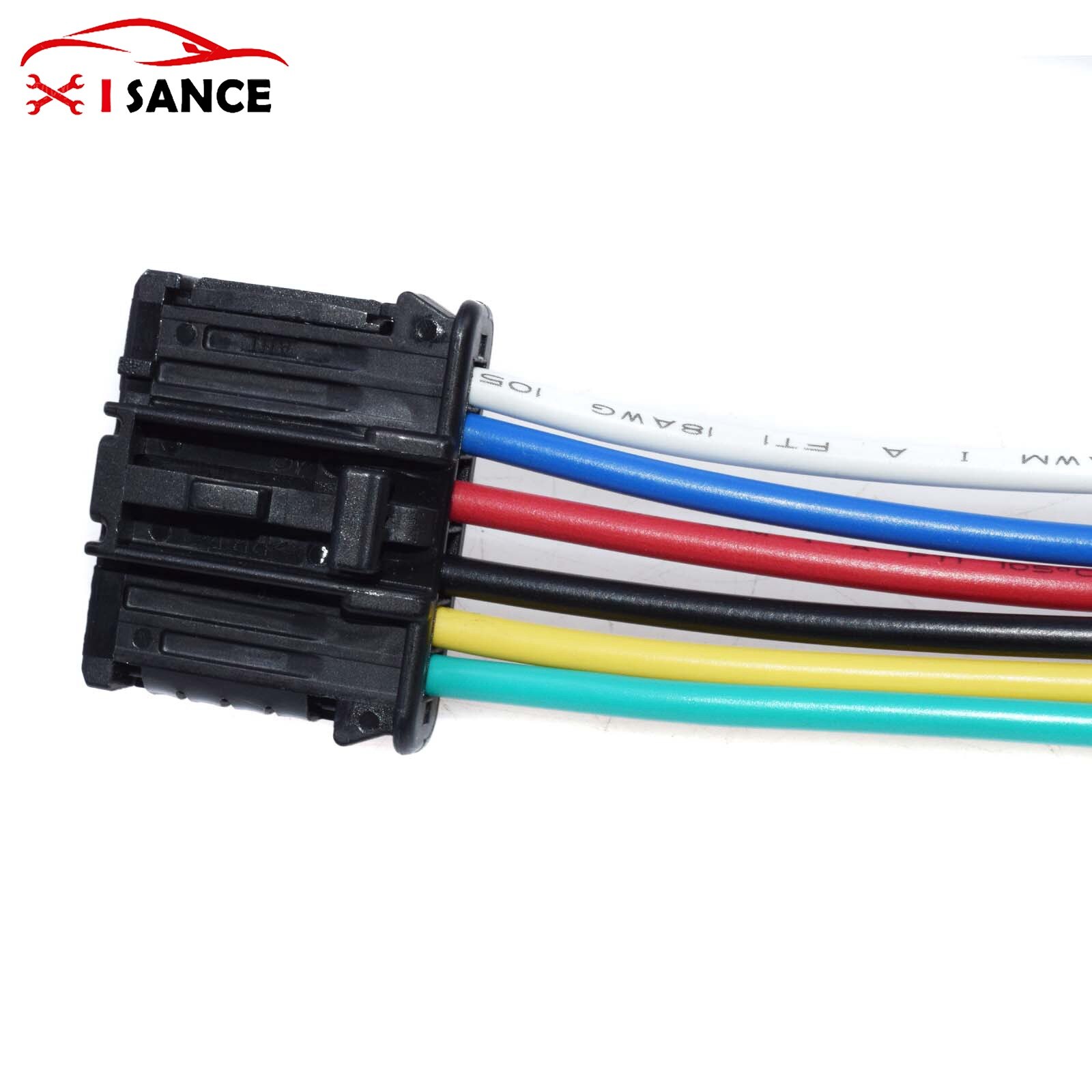 ISANCE Rear Tail Light harness connector 1606248780 FOR Peugeot 206 207 307 308