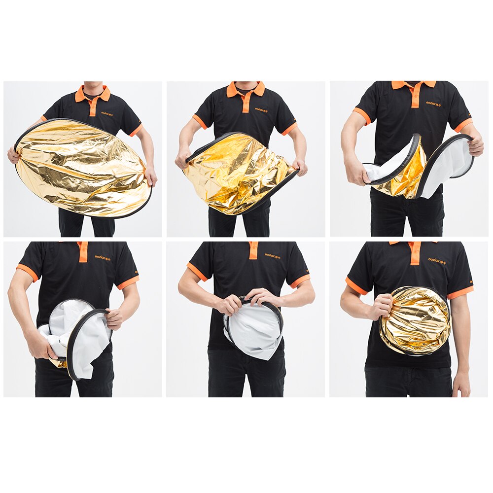Godox 60x90 cm 24 &quot;-36&quot; 5 in 1 fotografie reflector Board Inklapbare voor Studio fotografie reflector