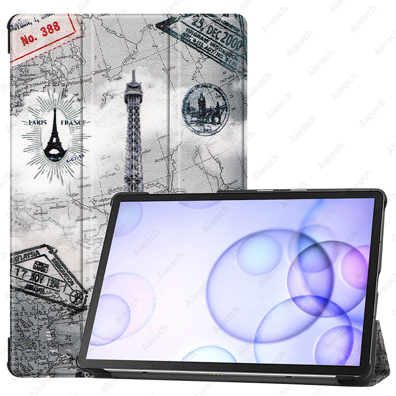 For Samsung Galaxy Tab S6 10.5 SM-T860 SM-T865 Case Magnetic Stand Cover For Galaxy Tab S6 10.5 Tablet Case Funda Capa: Tower