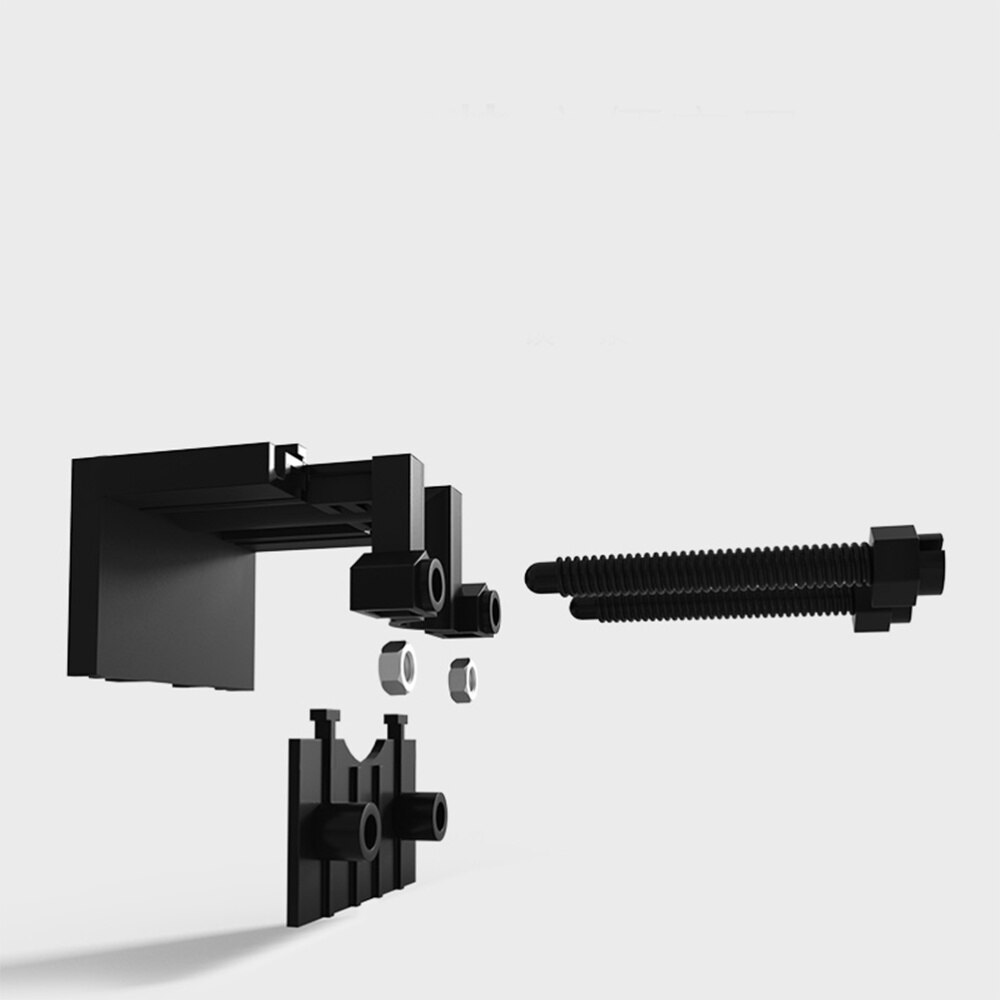 Multifunctionele Acryl Filter Inlaat Uitlaat Buisklem Aquarium Pijp Houder Aquarium Pijp Vaste Clip (Zwart): Black
