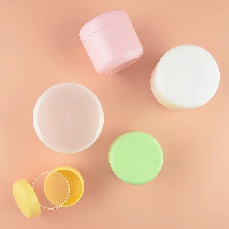 40 stuks/set potjes met deksels, plastic flesjes, crèmepotjes, cosmeticaverpakkingen, lipglossdoosjes, kleine potjes, lege navulbare gelblikjes