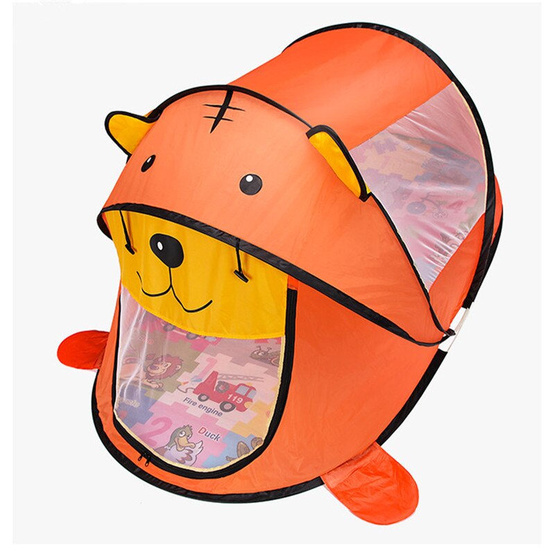 Składany namiot dla dzieci dla dzieci dom zabaw dla dzieci zamek księżniczki tipi prezent dla dzieci namiot zabawka dla dzieci: żółty