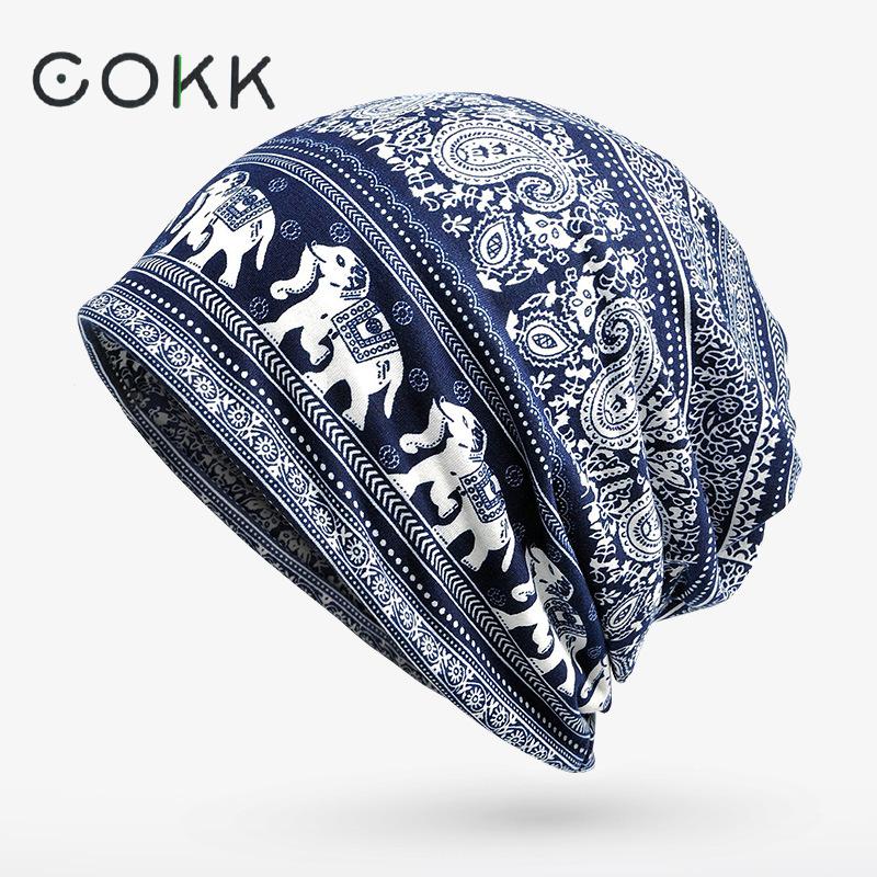 Cokk ear hat beanie vinterhatte til kvinder damer bomuldshuer bonnet forår vinter kvinder skullies herre hatte sort baggy cap