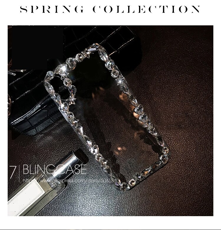 Para asus zenfone 5 lite 2018 5z zs620kl ao vivo l1 za550kl max pro m1 zb601kl zb602kl m2 moldura caso strass diamante capa clara