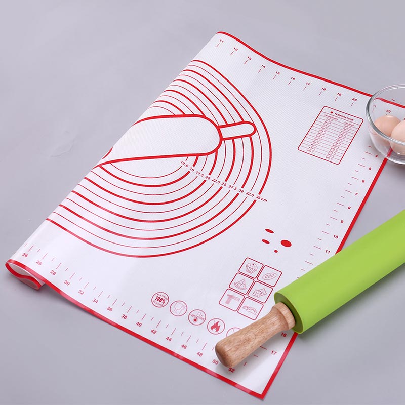 Multifunction Baking Mat Scale Food Grade Silicone Baking Tray Pad Fondant Pad High temperature resistance Placemat Dish