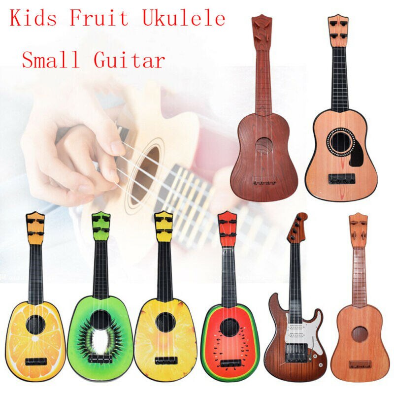 Børn frugt ukulele lille guitar musikinstrument pædagogisk legetøj nybegynder klassisk ukulele guitar fest favor