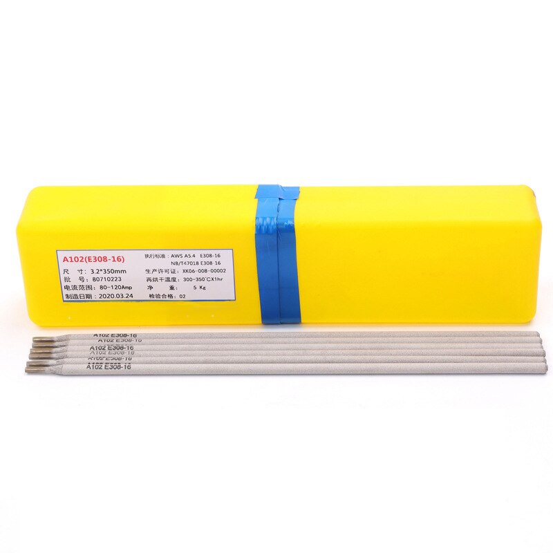 A102 E308-16 Stainless Steel Welding Electrode Rod 304 Electrodes Solder For Soldering 304 SS Weld Wires Factory