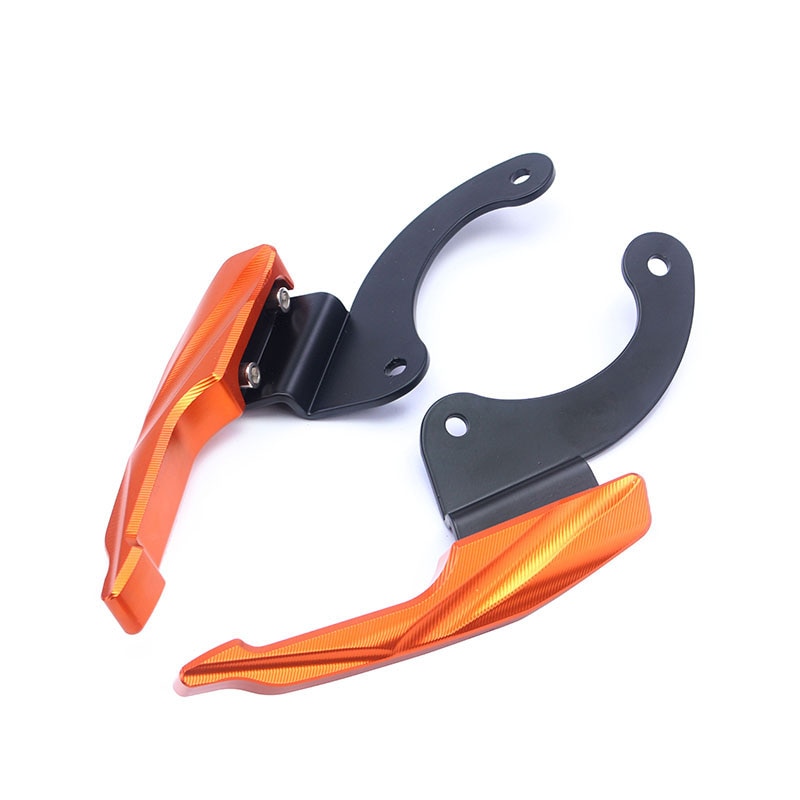 Motorcycle Tail Handrail for ZONTES ZT310R 310T CNC Personality Rear Armrest Racer Shelf handle tail fin Accessories: Ordinary orange