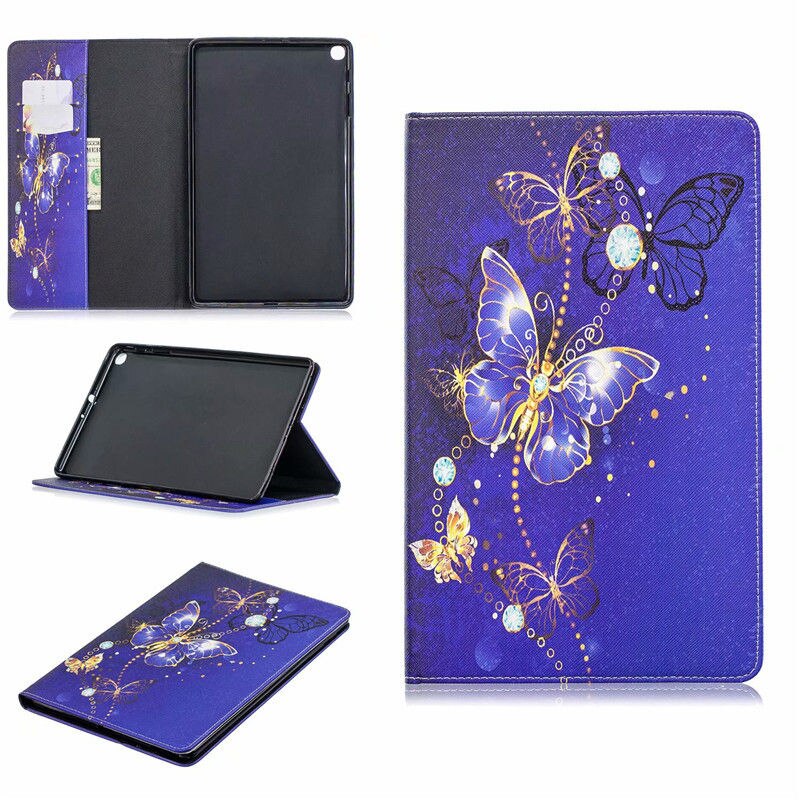 Folio Funda for Samsung Galaxy Tab SM-T510 SM-T515 T510 T515 Funda smart Tab A 10,1 Tablet case Funda: 17