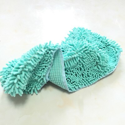 1pcs Soft Water Absorption Bath Towel Pet Dog Cat Cleaning Massage Grooming Quick-drying Multipurpose Cleaning Tool Supplies: green / S