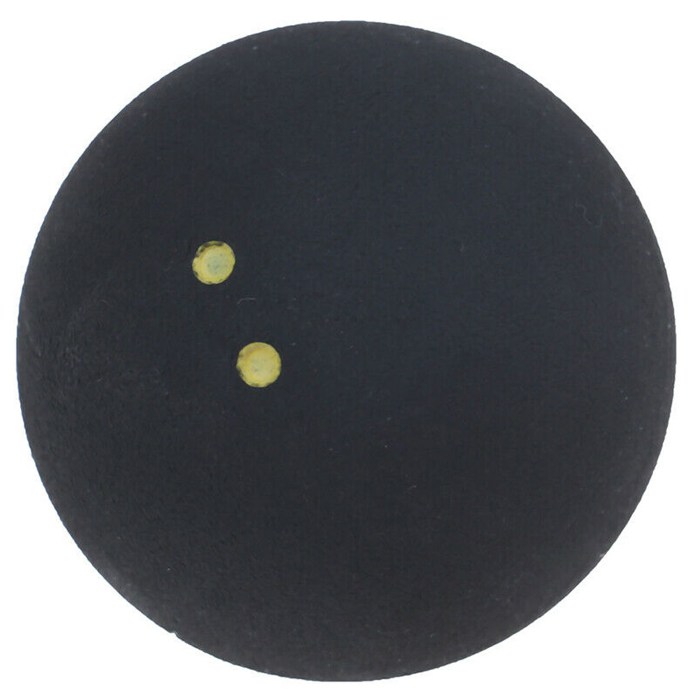 Sports Squash Ball Durable Small Elasticity Rubber Training 4cm Player Low Speed Bounce Two Yellow Dots Competition