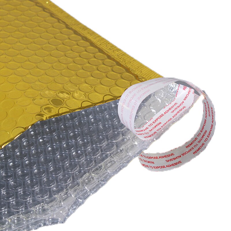 20Pcs/Lot Golden Aluminized Film Bubble Mailer Self Seal Envelopes Padded Envelopes Waterproof Mailing Bag