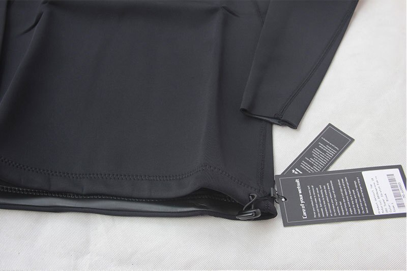 Mænds gym 1.5mm neopren t-shirt langærmethøj elastisk vest body shaper slankende sportstøj toppe